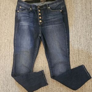 Torrid Dark Blue Skinny Jeans
